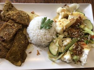 Seitan a la plancha  at Chilimosa in Tarifa