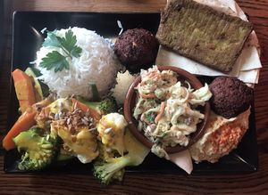 Degustación vegana   at Chilimosa in Tarifa