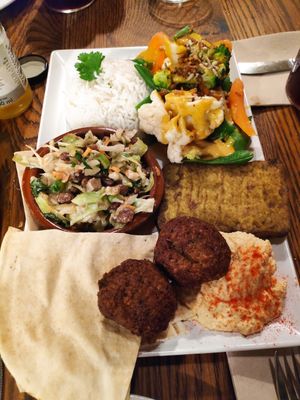 Vegan Variety Plate at Chilimosa in Tarifa