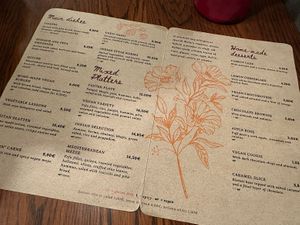 Menu  at Chilimosa in Tarifa