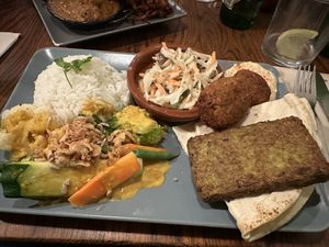 Vegan variety  at Chilimosa in Tarifa