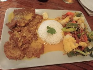 Seitán a la plancha at Chilimosa in Tarifa