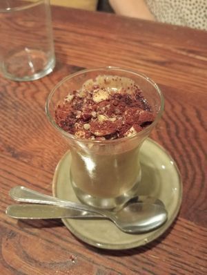 Tiramisú vegano at Chilimosa in Tarifa