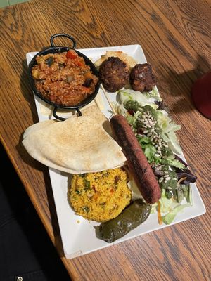 i had to come again, vegan mezze 15€  at Chilimosa in Tarifa