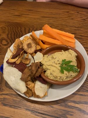 Lentil pate  at Chilimosa in Tarifa
