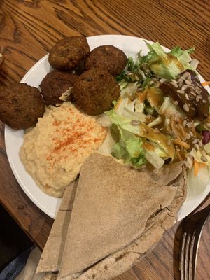 Gluten free vegan platter  at Chilimosa in Tarifa