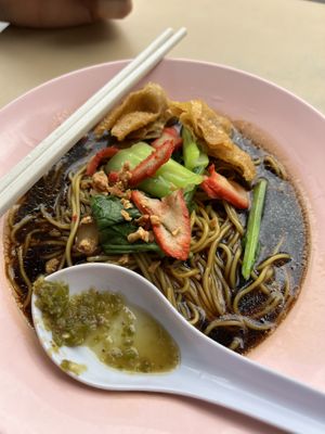 Wanton mee 8/10  at Jian Jian Vegetarian Food in Penang