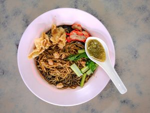   at Jian Jian Vegetarian Food in Penang