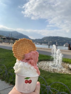 Lemon and strawberry  at VanillaBio in Como