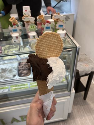 Dark chocolate and coconut  at VanillaBio in Como