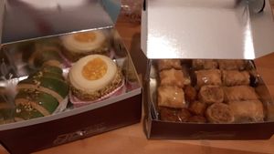 Different pastries at Pasalidis in Thessaloniki