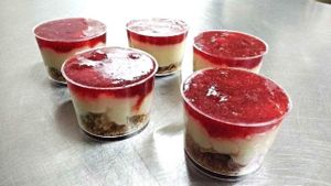 Vegan cheesecake  at Pasalidis in Thessaloniki