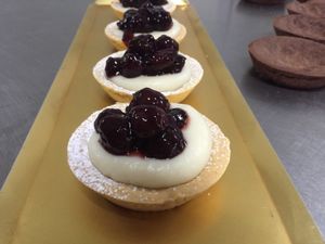  Vegan tarts with passion fruits  at Pasalidis in Thessaloniki