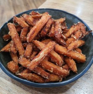 Sweet Potato Fries at Ellie's Cafe in Port Kennedy