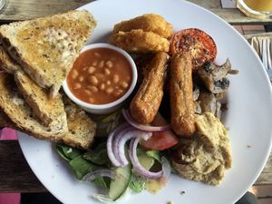 Big Vegan Breakfast (includes coffee)  at Kenny's Rock and Soul Cafe in Brighton