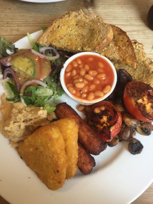Big Vegan Breakfast at Kenny's Rock and Soul Cafe in Brighton