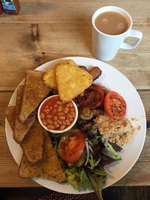 Big Vegan Breakfast  at Kenny's Rock and Soul Cafe in Brighton