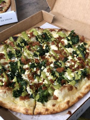 Forget which one this was, but they’re all delicious   at Virtuous Pie in Portland