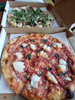 PESTO CBR and MARGHERITA at Virtuous Pie in Portland