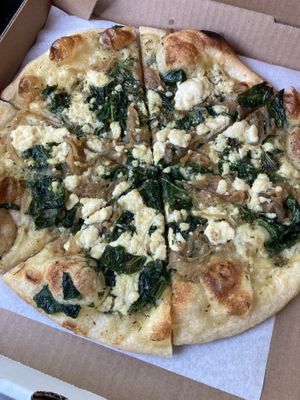 greece lightning  at Virtuous Pie in Portland