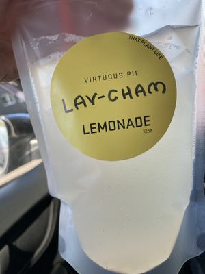 lavender chamomile lemonade  at Virtuous Pie in Portland