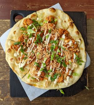 Stranger Wings pizza at Virtuous Pie in Portland