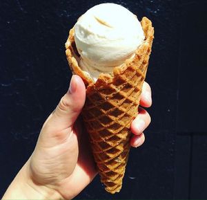 Hawaiian cannula and lavender lemon at Virtuous Pie in Portland