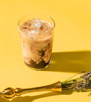 We have a full espresso bar with coffee from local roasters, Marigold Coffee  at Virtuous Pie in Portland