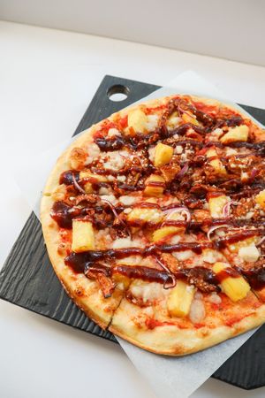 Hawaiian Summer Pizza at Virtuous Pie in Portland