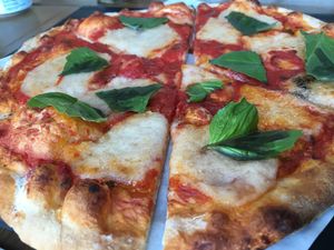 Margherita Pizza at Virtuous Pie in Portland