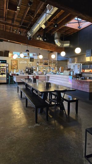 Inside at Virtuous Pie in Portland