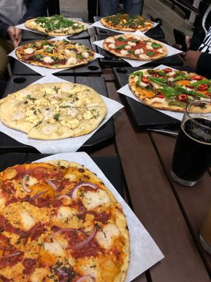 such a variety of flavors! they are all unique and delicious at Virtuous Pie in Portland