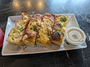 Cheesy Foccacia at Virtuous Pie in Portland