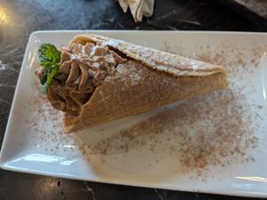 Tiramisu Seasonal Cannoli at Virtuous Pie in Portland