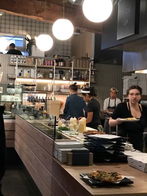 The kitchen has it together! at Virtuous Pie in Portland