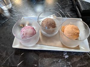 Housemade ice cream flight! at Virtuous Pie in Portland