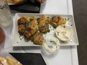 Garlic knots at Virtuous Pie in Portland