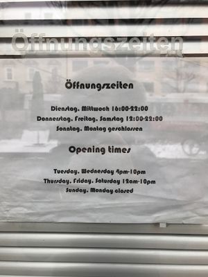 Opening Times at Organic Pizza in Salzburg