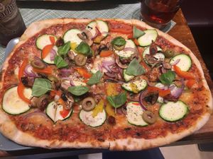 Vegan Pizza number 1  at Organic Pizza in Salzburg