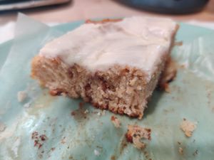 Cinnamon roll at Donna Jean in San Diego