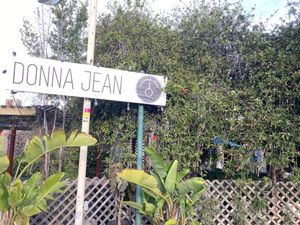 Sign  at Donna Jean in San Diego
