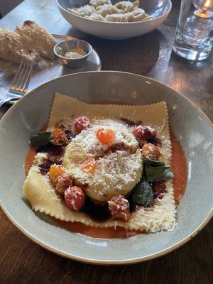 Raviolo Caprese  at Donna Jean in San Diego