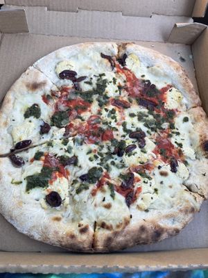 4 Horsemen + olives  at Donna Jean in San Diego