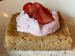 tasty tres leches cake  at Donna Jean in San Diego