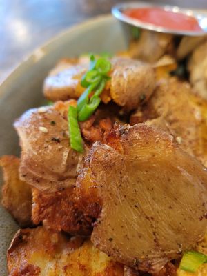 Smashed Potatoes 🥔 at Donna Jean in San Diego