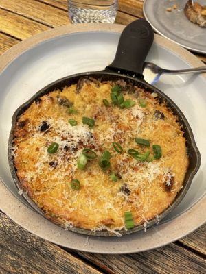 Mac n cheese with mushrooms  at Donna Jean in San Diego