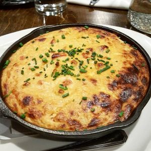 TOASTED RAVIOLI 
Farro Apple Fennel Ravioli, Saffron Arrabbiata
 at Donna Jean in San Diego