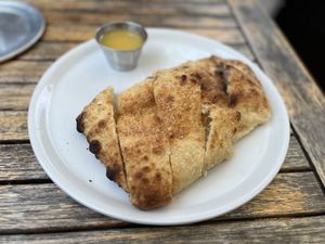 House Bread with the famous garlic butter.   at Donna Jean in San Diego