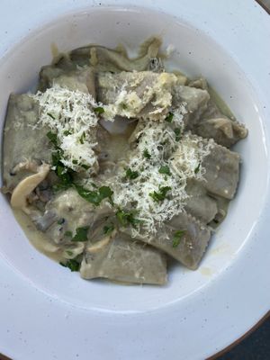 Mushroom pasta special   at Donna Jean in San Diego