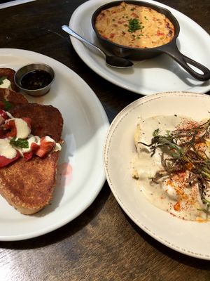 Mac n Cheese, Biscuits and Gravy, French Toast at Donna Jean in San Diego